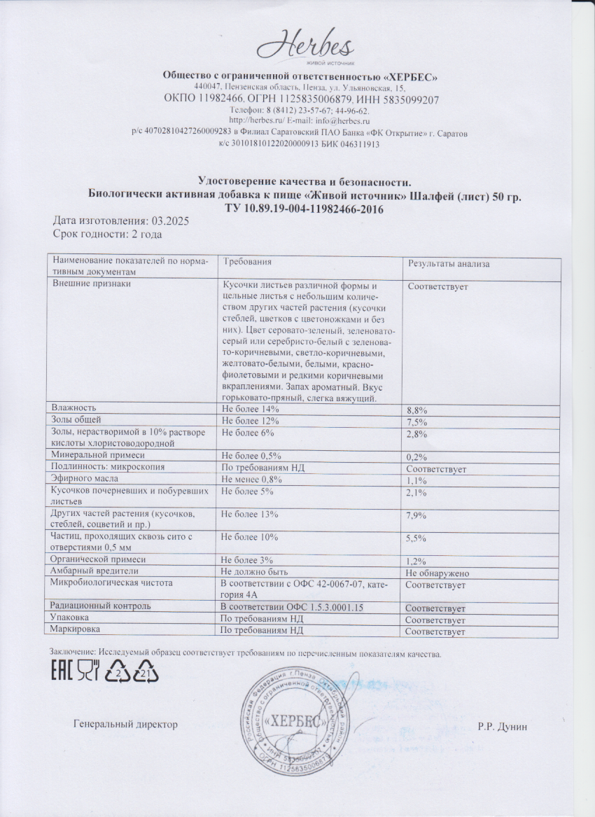 Паспорт №032025